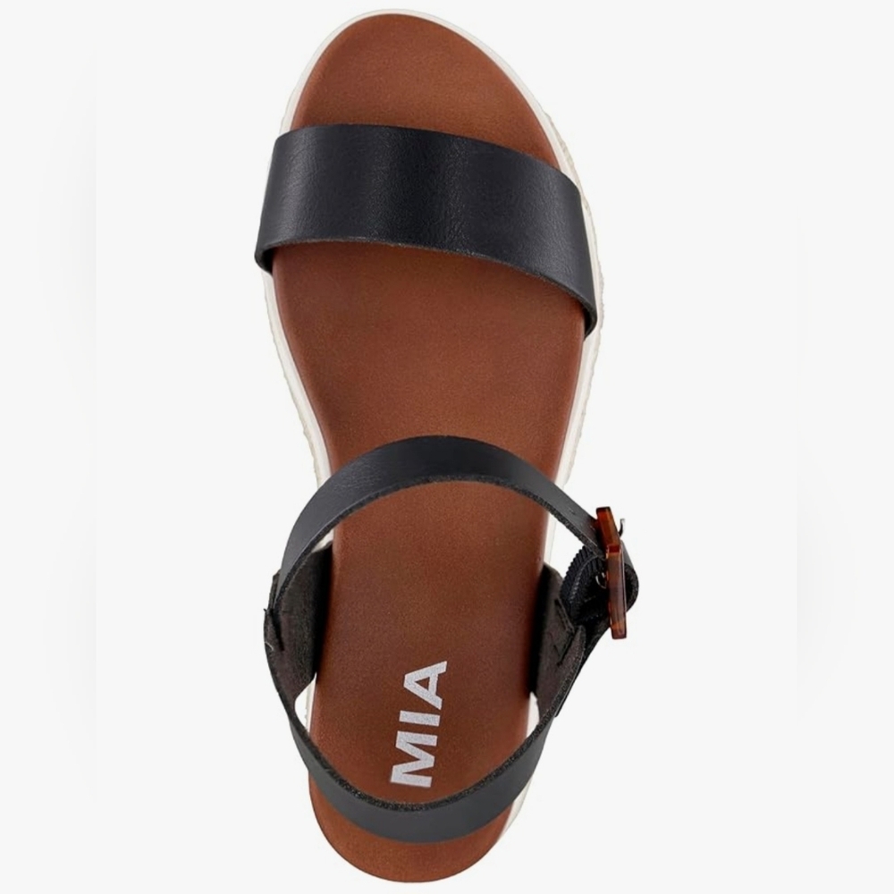 Ameera Black Platform Sandals - Picture 2 of 6